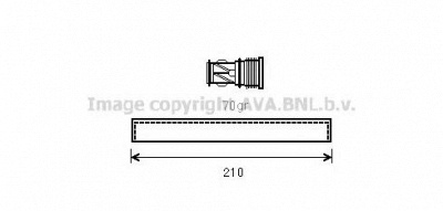 AVA QUALITY COOLING bwd439 -  Осушитель, кондиционер